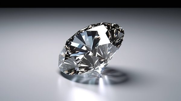 Round cut diamond